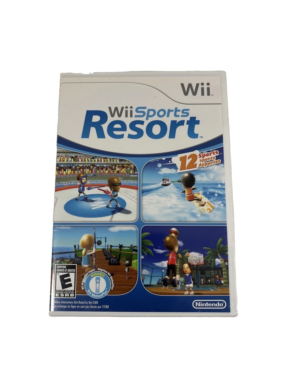 Nintendo Wii Sports Resort Case Manual and Insert Only NO GAME